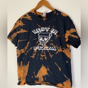 Alternative Tie Dye Acid Wash Graphic T-Shirt
